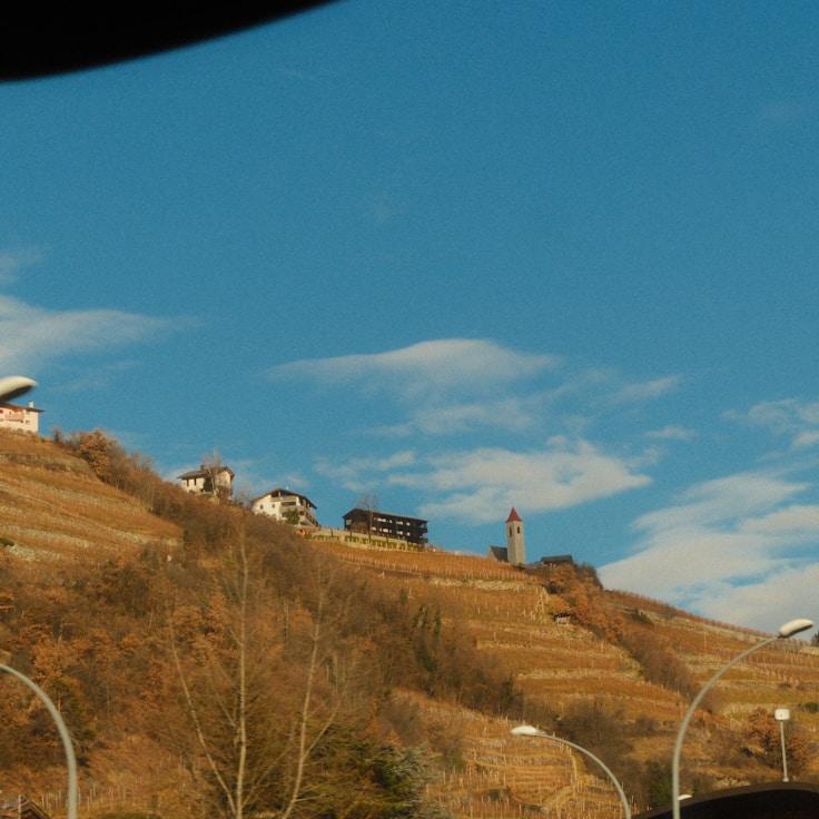 Entertainment zone at night in Germany